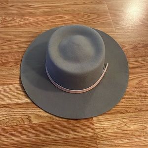 Gigi Pip Hat with Leather Trim